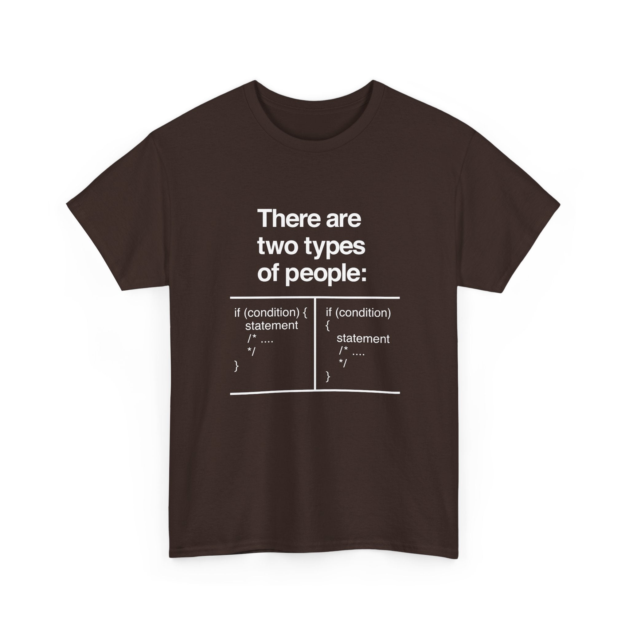 There Are Two Types Of People - Code Shirt -  Unisex Crewneck T-Shirt