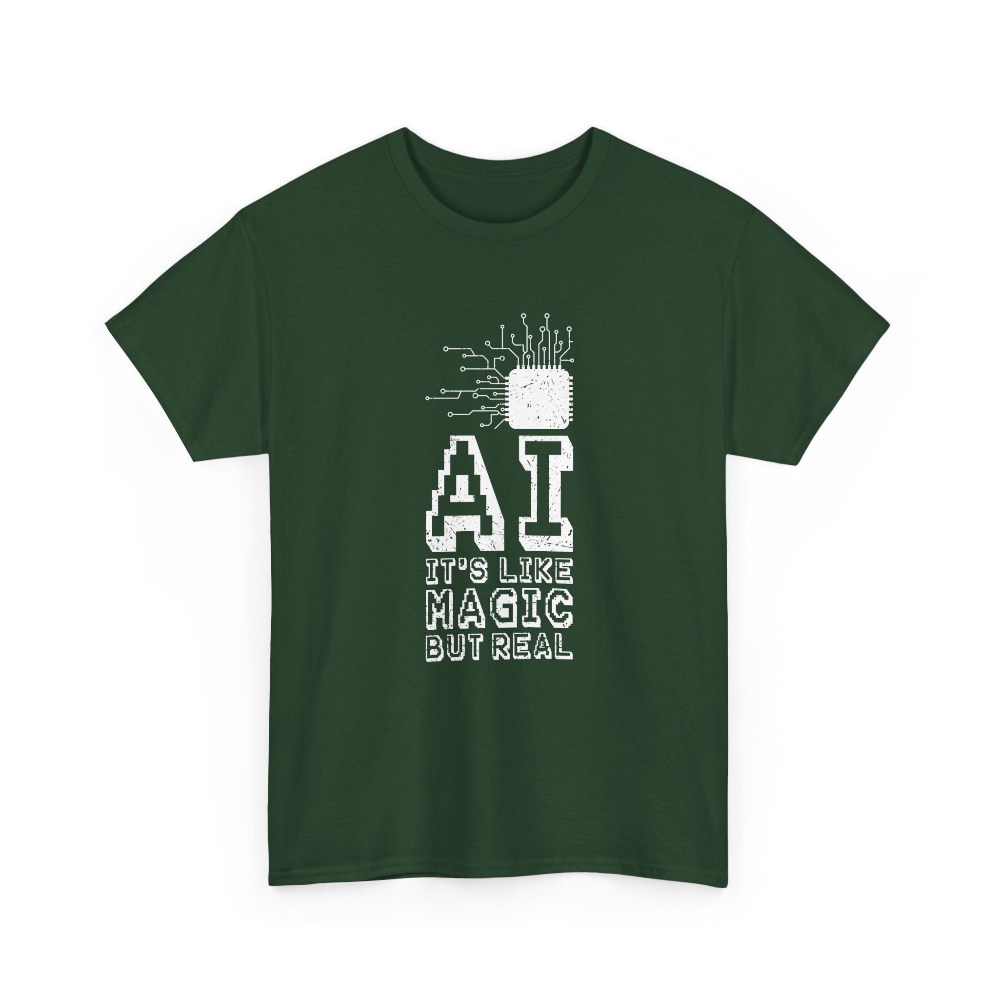 AI Like Magic But Real -  Unisex Crewneck T-Shirt
