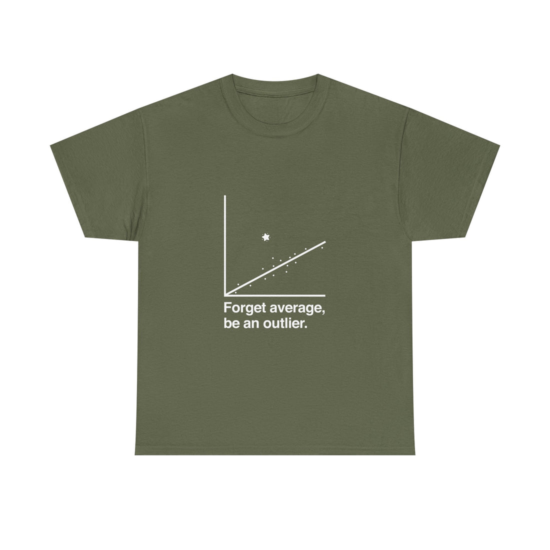 Outlier Scatter Plot T-Shirt, Geek T-Shirt, Nerd Shirt, Math Humor Shirt, Science Tee, Data Science Gift, Statistician Present, STEM Apparel