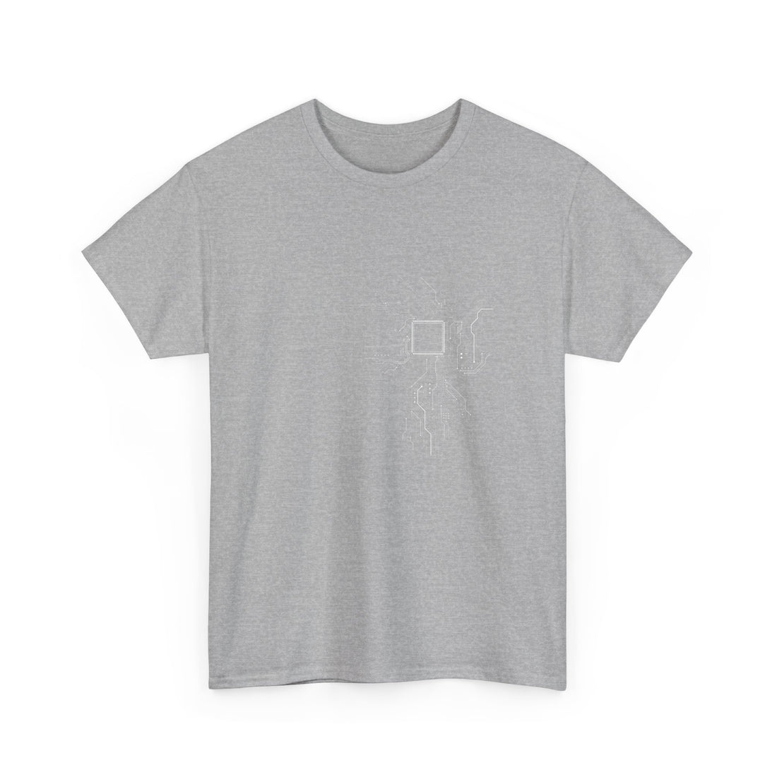 Cpu Heart Chipset Board - Geek Coding T-Shirt - Regular Unisex Crewneck T-Shirt