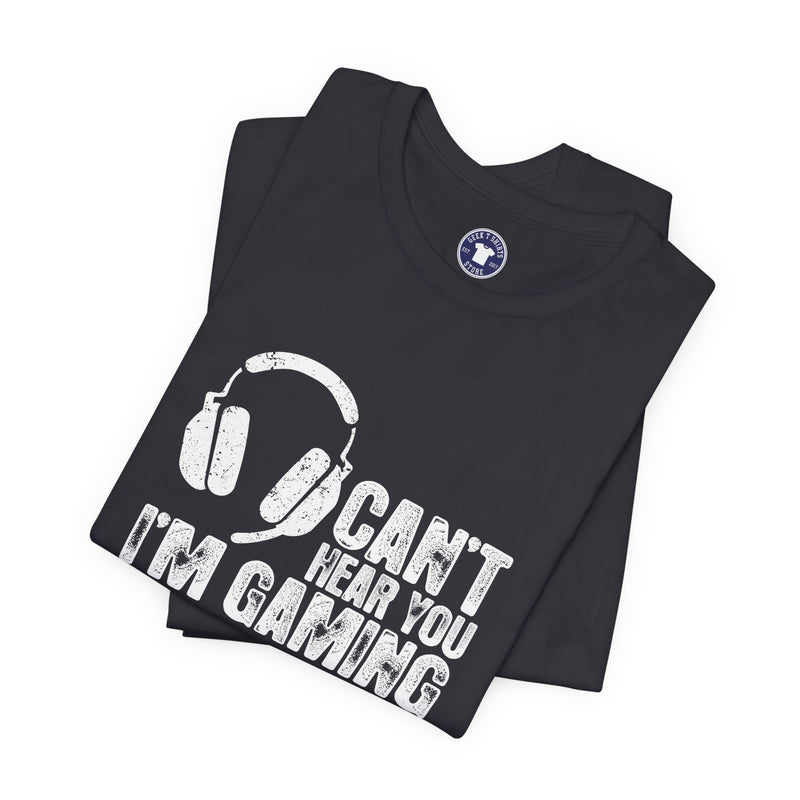 Can't Hear You I'm Gaming - Premium Unisex Crewneck T-Shirt