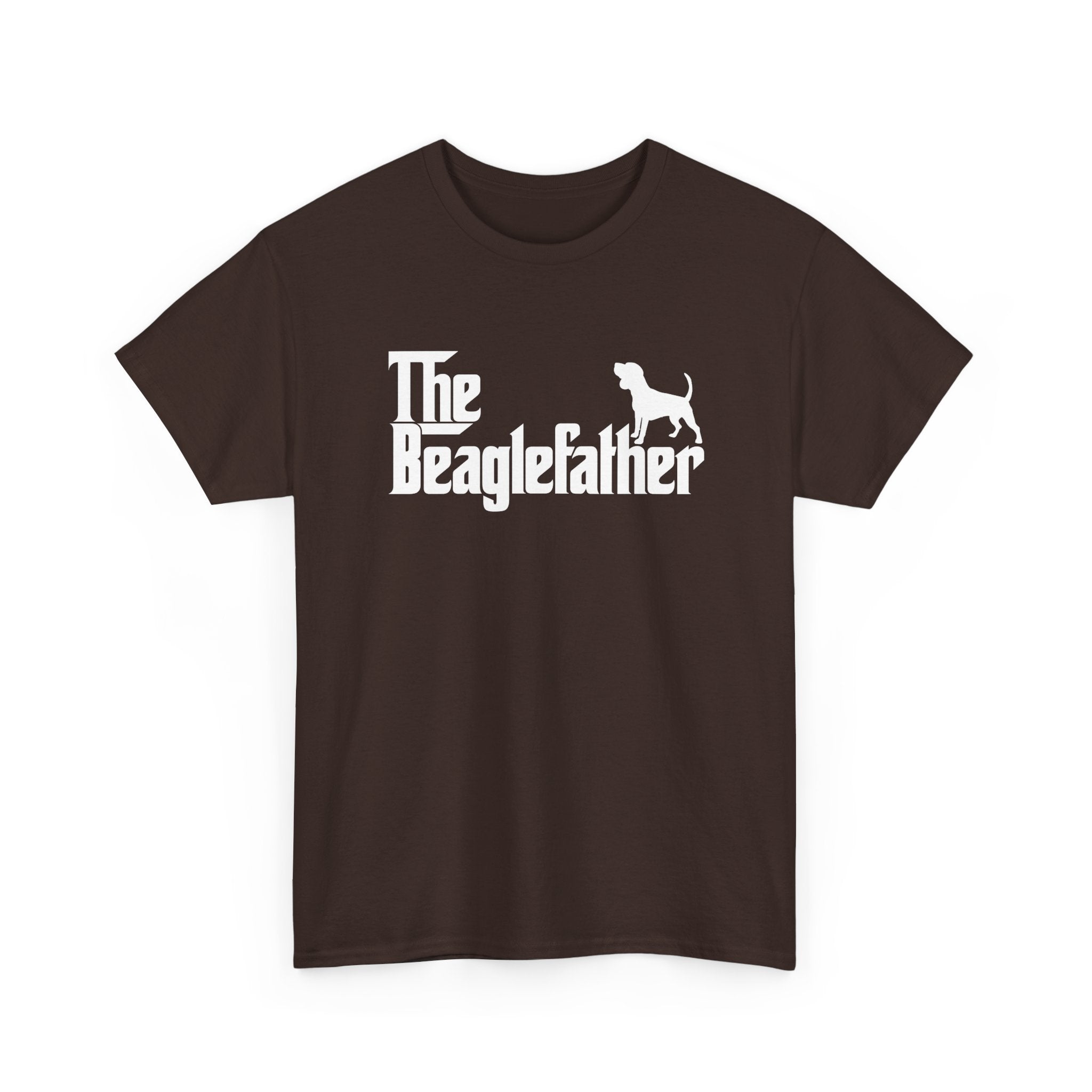 Funny Beagle Shirt The Beaglefather Beagle Dog Dad Gift - Unisex Regular Crewneck T-Shirt