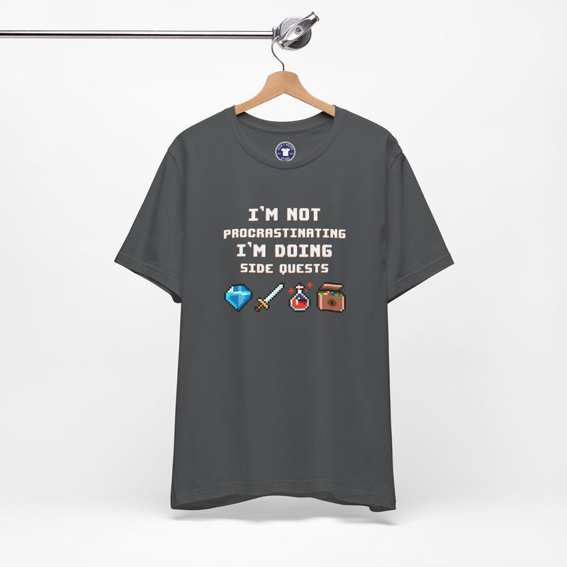 I'm Not Procrastinating I'm Doing Side Quests - Premium Unisex Crewneck T-Shirt