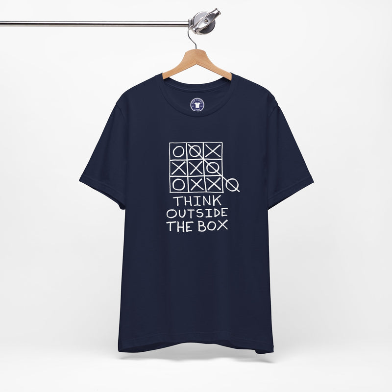 Think Outside The Box - Premium Unisex Crewneck T-Shirt