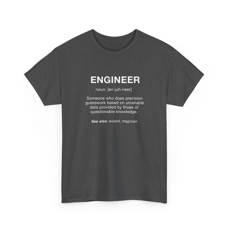 Engineer Noun - Engineering Shirt - Regular Unisex Crewneck T-Shirt