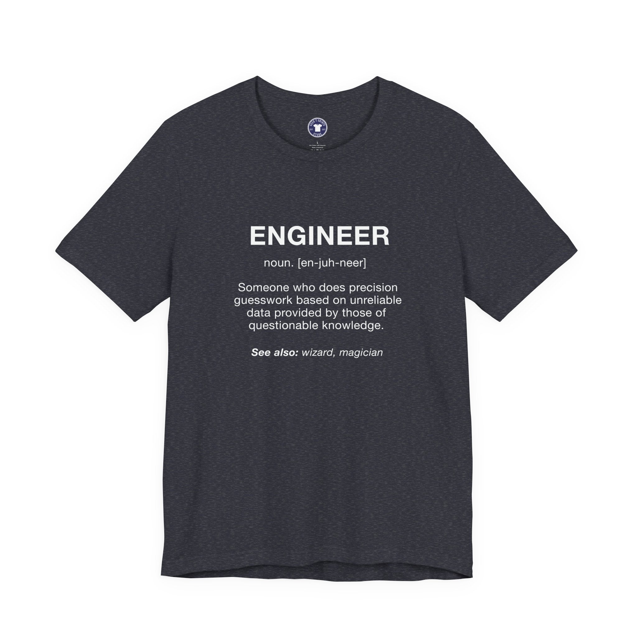 Engineer Noun - Engineering Shirt - Premium Unisex Crewneck T-Shirt