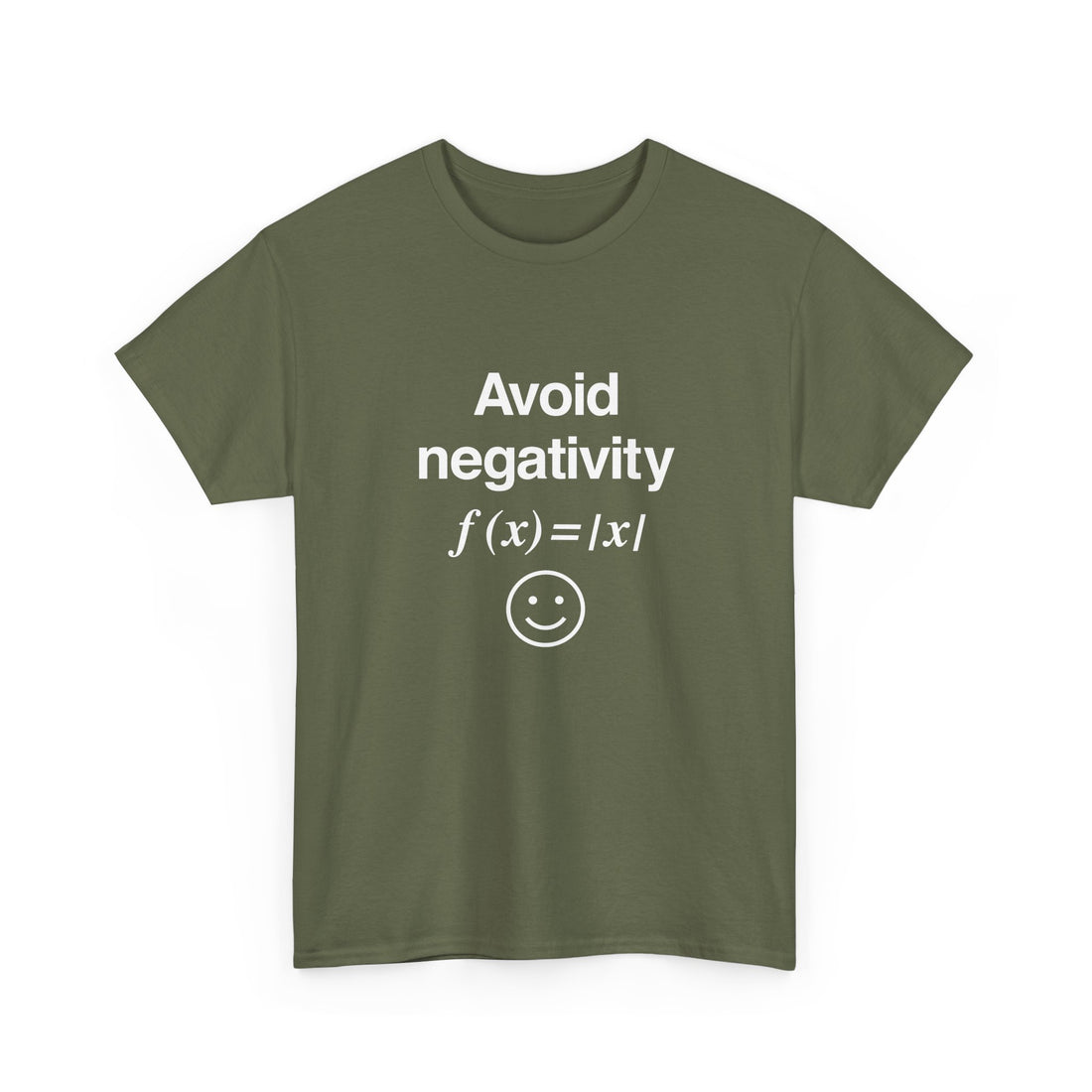 Avoid Negativity - Regular Unisex Crewneck T-Shirt