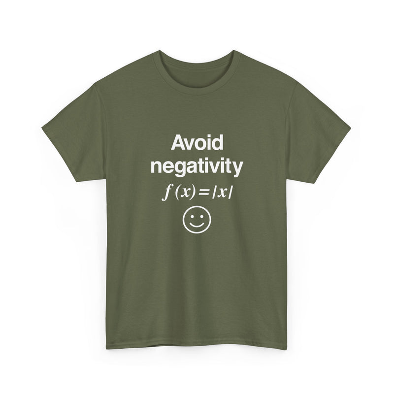 Avoid Negativity - Regular Unisex Crewneck T-Shirt