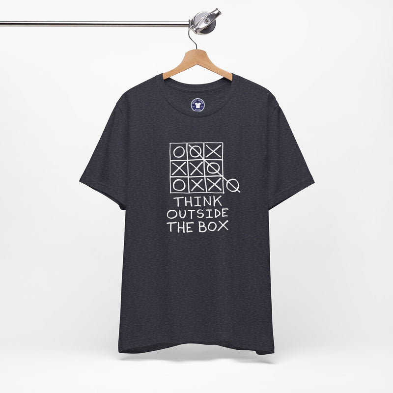 Think Outside The Box - Premium Unisex Crewneck T-Shirt