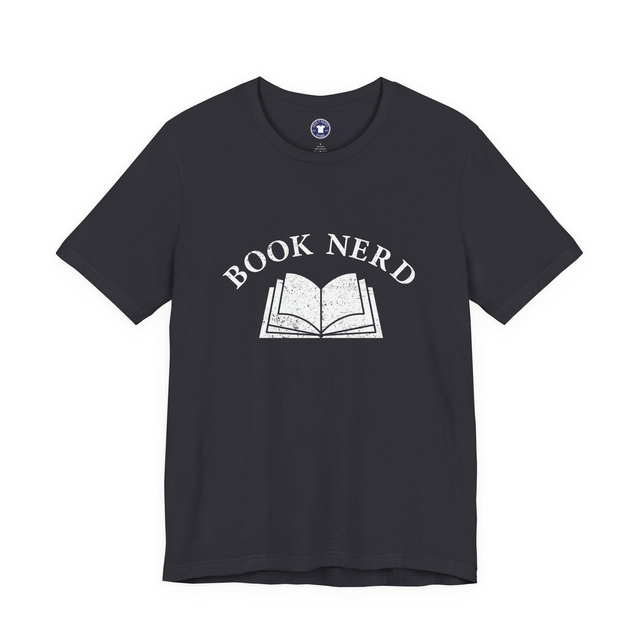 Book Nerd - Premium Unisex Crewneck T-Shirt