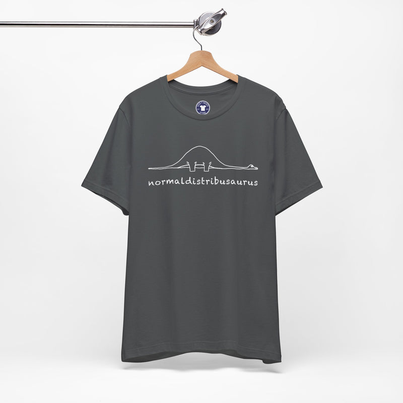 Math Statistics - Normaldistribusaurus - Premium Unisex Crewneck T-Shirt