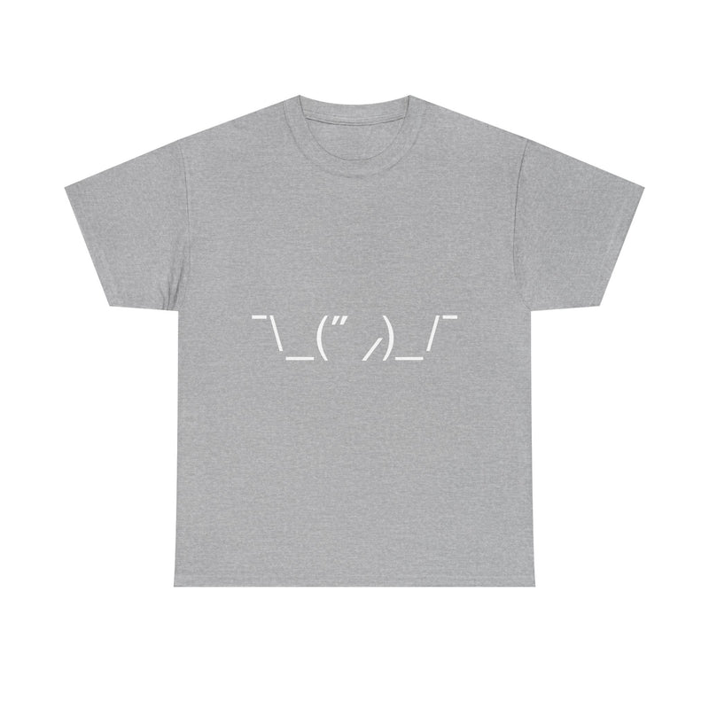T-Shirt with Quirky ASCII Art Face, Geek T-Shirt, Nerd Shirt, Minimalist Emoticon Tee, Fun Text Art Gift, Casual Statement Shirt