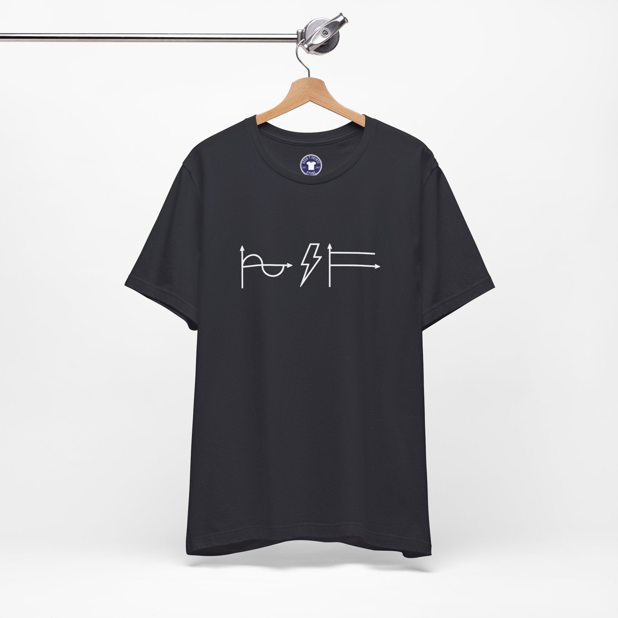 A-C D-C Electrical Engineer Joke - Premium Unisex Crewneck T-Shirt