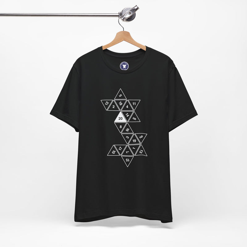 20 Sided Roll Playing Die - Premium Unisex Crewneck T-Shirt