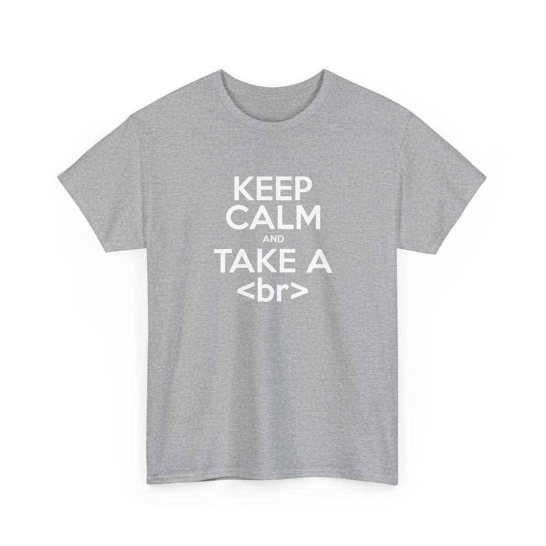 Keep Calm And Take A Break - Computer Shirt - Regular Unisex Crewneck T-Shirt