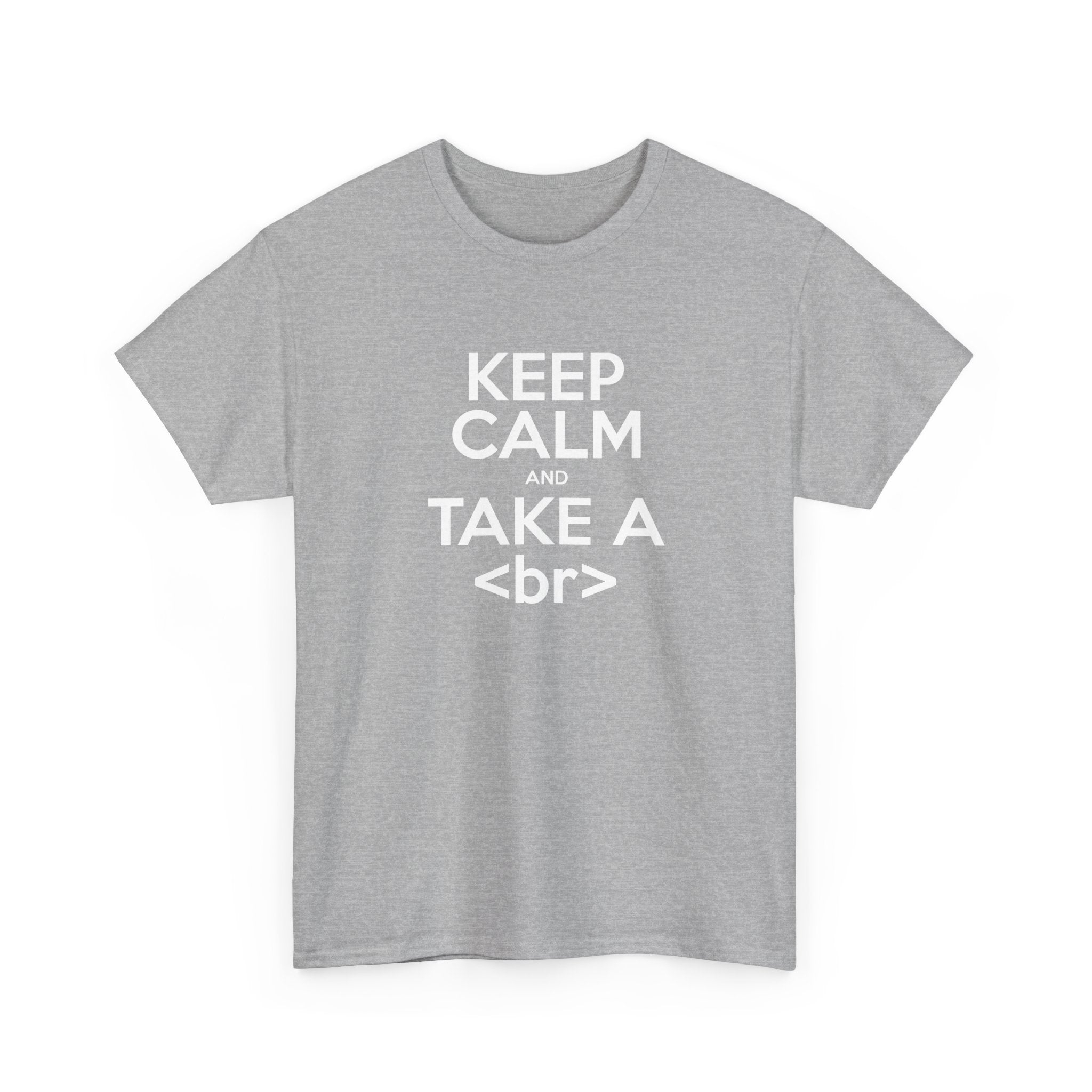 Keep Calm And Take A Break - Computer Shirt -  Unisex Crewneck T-Shirt
