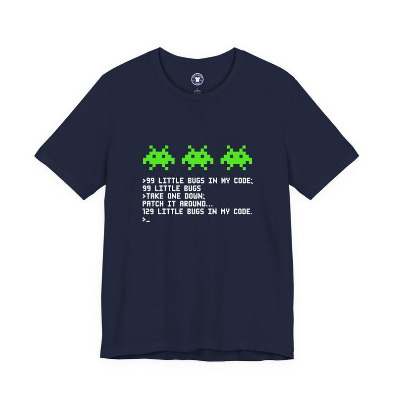 99 Little Bugs In My Code - Nerd Shirt - IT Shirt - Premium Unisex Crewneck T-Shirt