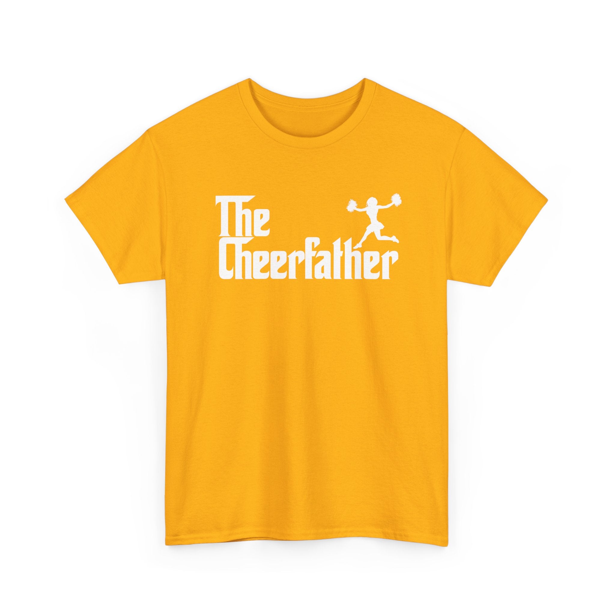 Funny Cheer Dad Shirt The Cheerfather Cheerleader Father Gift - Unisex Regular Crewneck T-Shirt