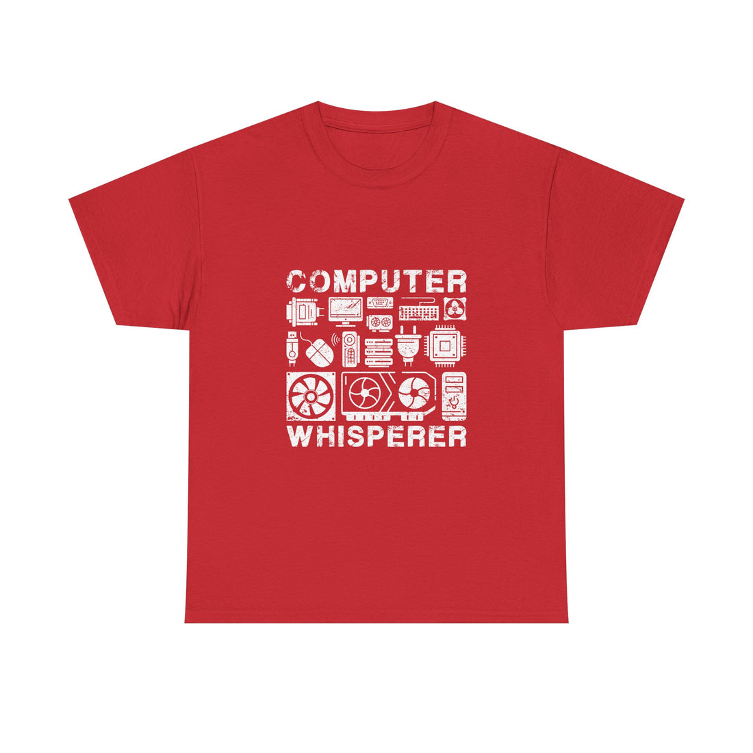 Computer Whisperer T-Shirt, Geek T-Shirt, Nerd Shirt, Tech Lover Tee, Programmer Gift, Retro Computer Parts Art, Electronics Enthusiast Top