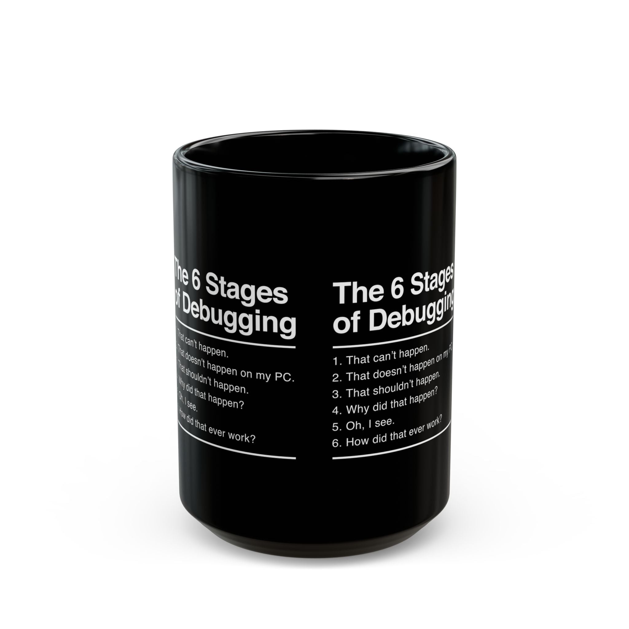Programmer Noun - Black Glossy Mug