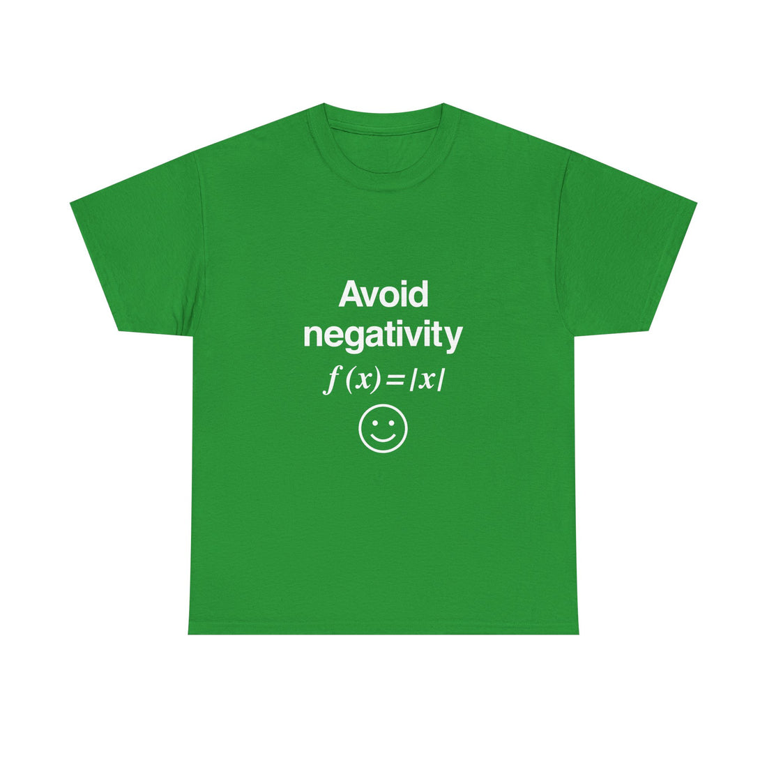 Avoid Negativity T-Shirt, Math Humor Tee, Geek T-Shirt, Nerd Shirt, Positive Vibes Shirt, Funny Math Gift, Science Lover Top, Smile Graphic