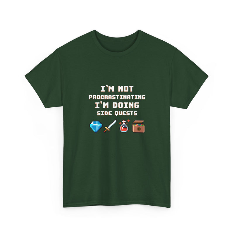 I'm Not Procrastinating I'm Doing Side Quests - Regular Unisex Crewneck T-Shirt