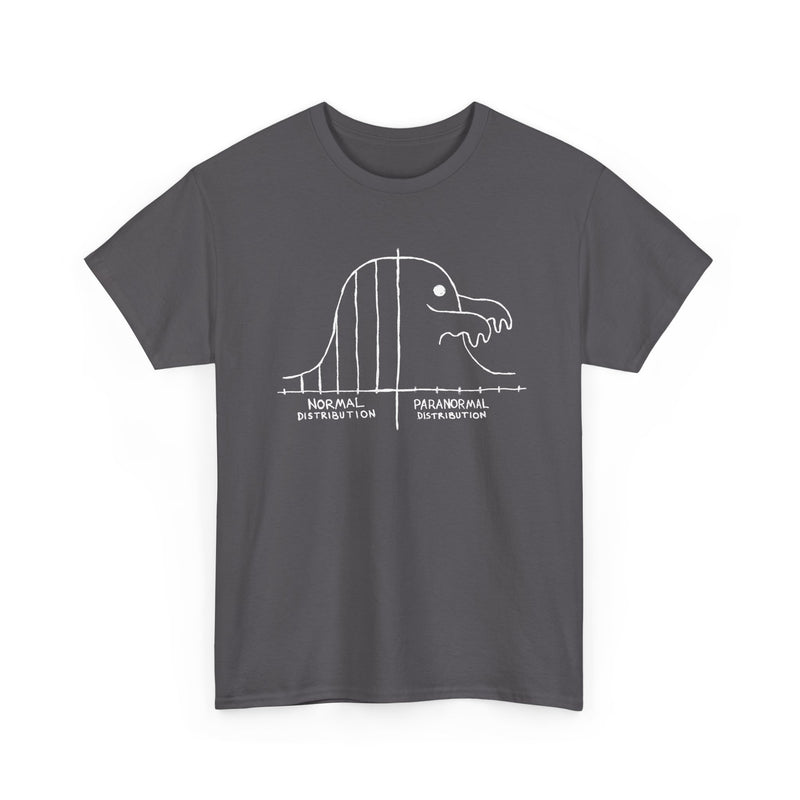 Math Statistics Paranormal Distribution Ghost - Regular Unisex Crewneck T-Shirt