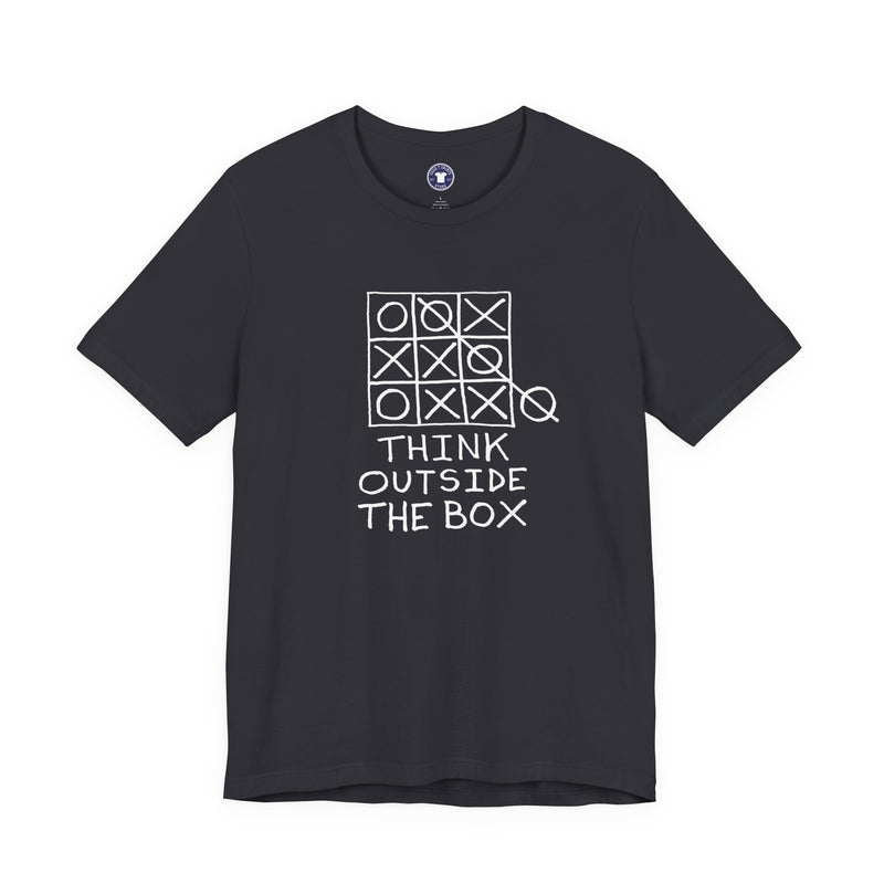 Think Outside The Box - Premium Unisex Crewneck T-Shirt