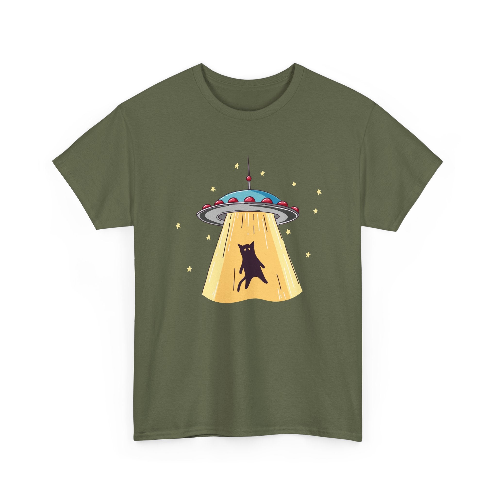 Cat Ufo Abduction - Ufo Shirt -  Unisex Crewneck T-Shirt