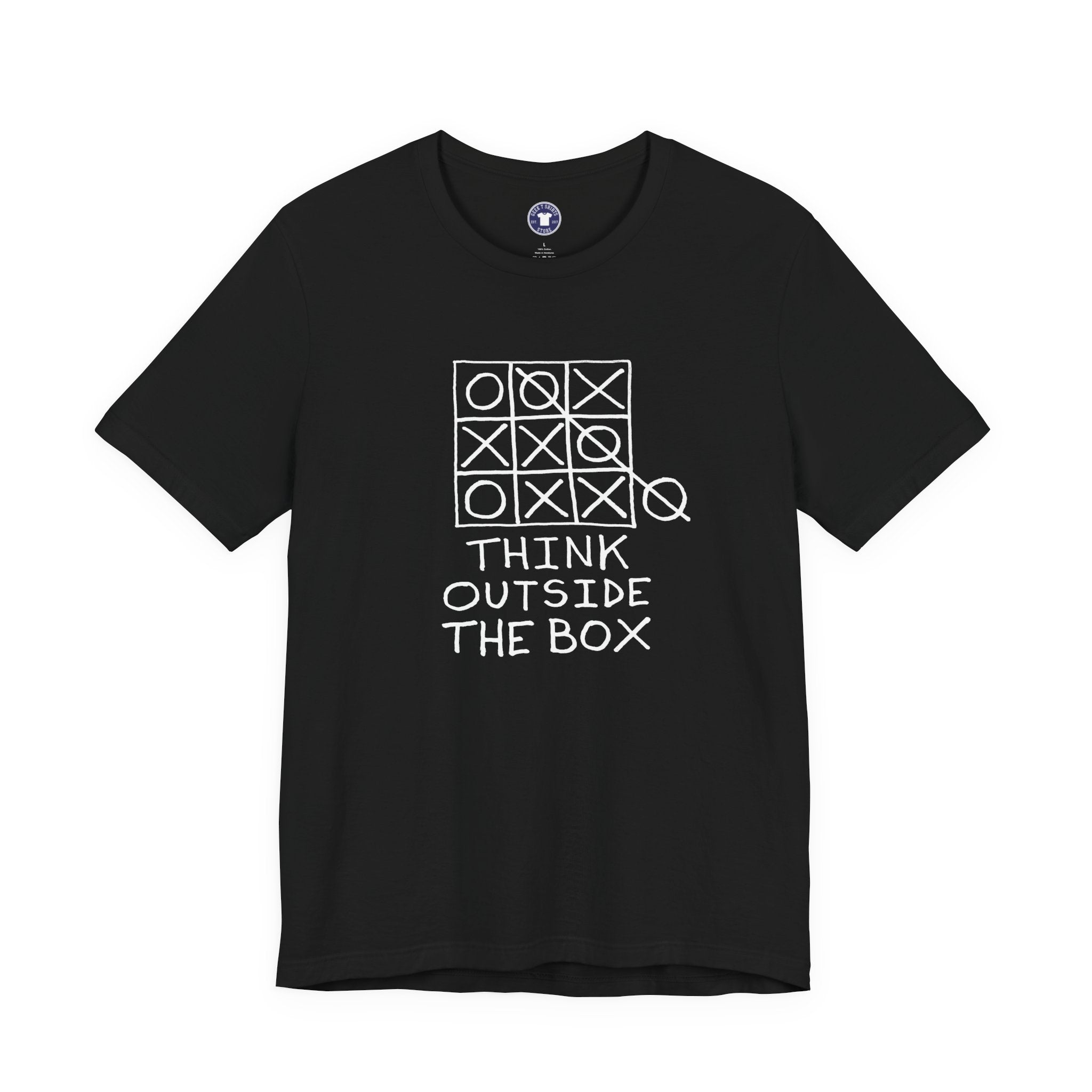 Think Outside The Box - Premium Unisex Crewneck T-Shirt