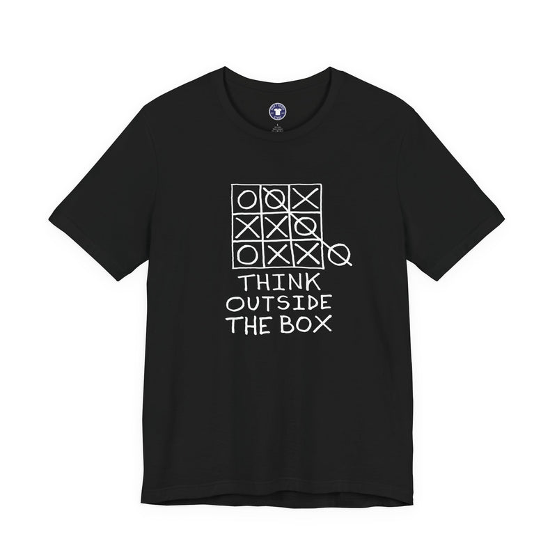 Think Outside The Box - Premium Unisex Crewneck T-Shirt
