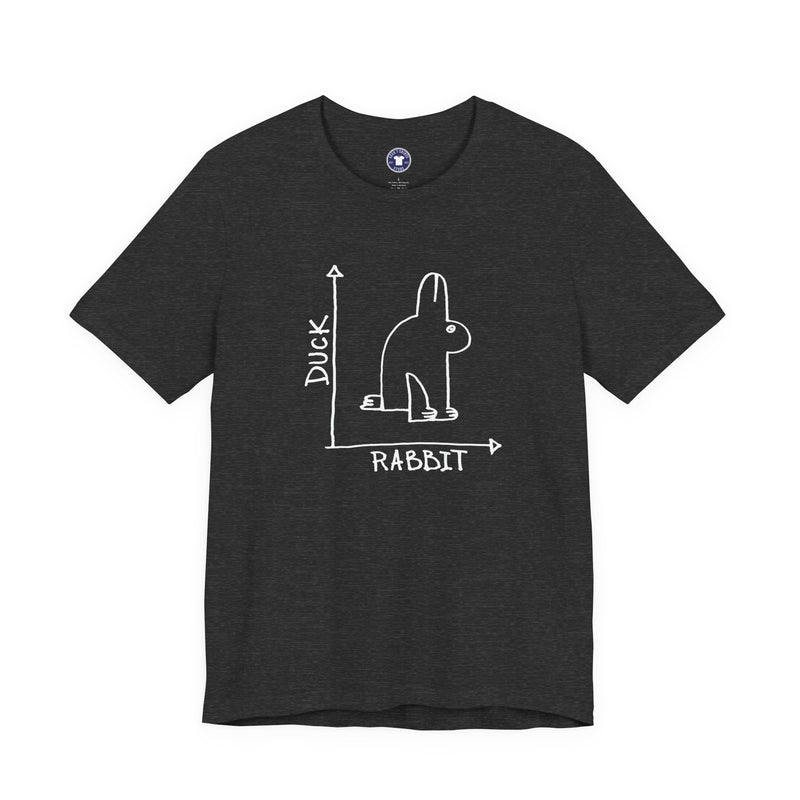 Rabbit-Duck Paradox - Premium Unisex Crewneck T-Shirt