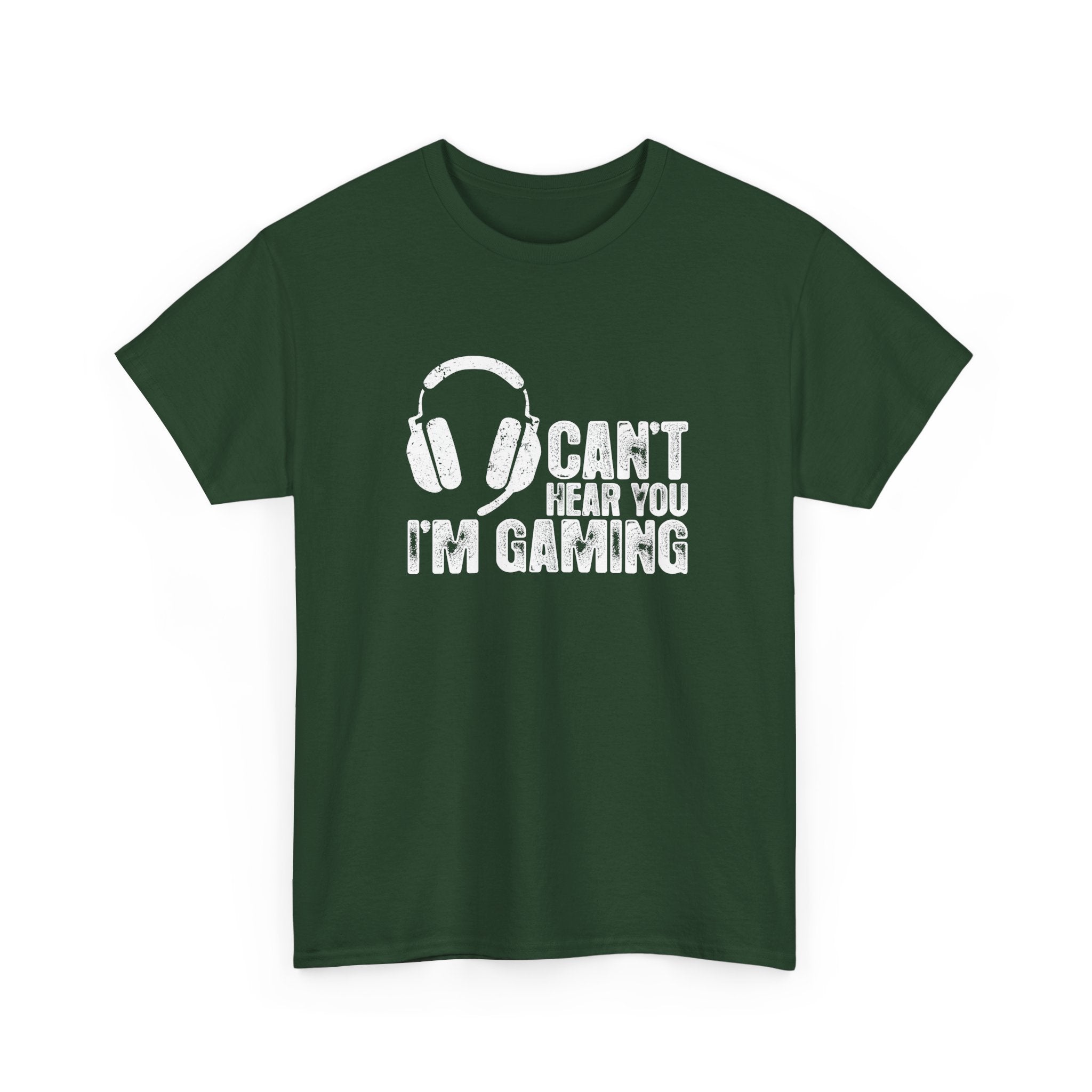 Can't Hear You I'm Gaming - Regular Unisex Crewneck T-Shirt