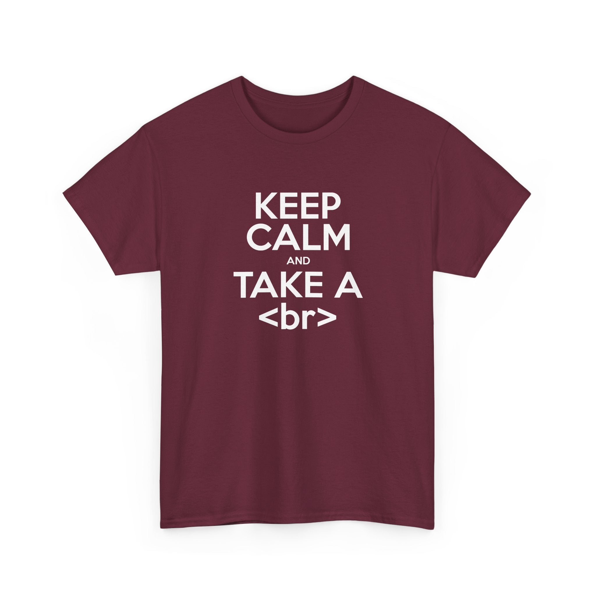 Keep Calm And Take A Break - Computer Shirt -  Unisex Crewneck T-Shirt
