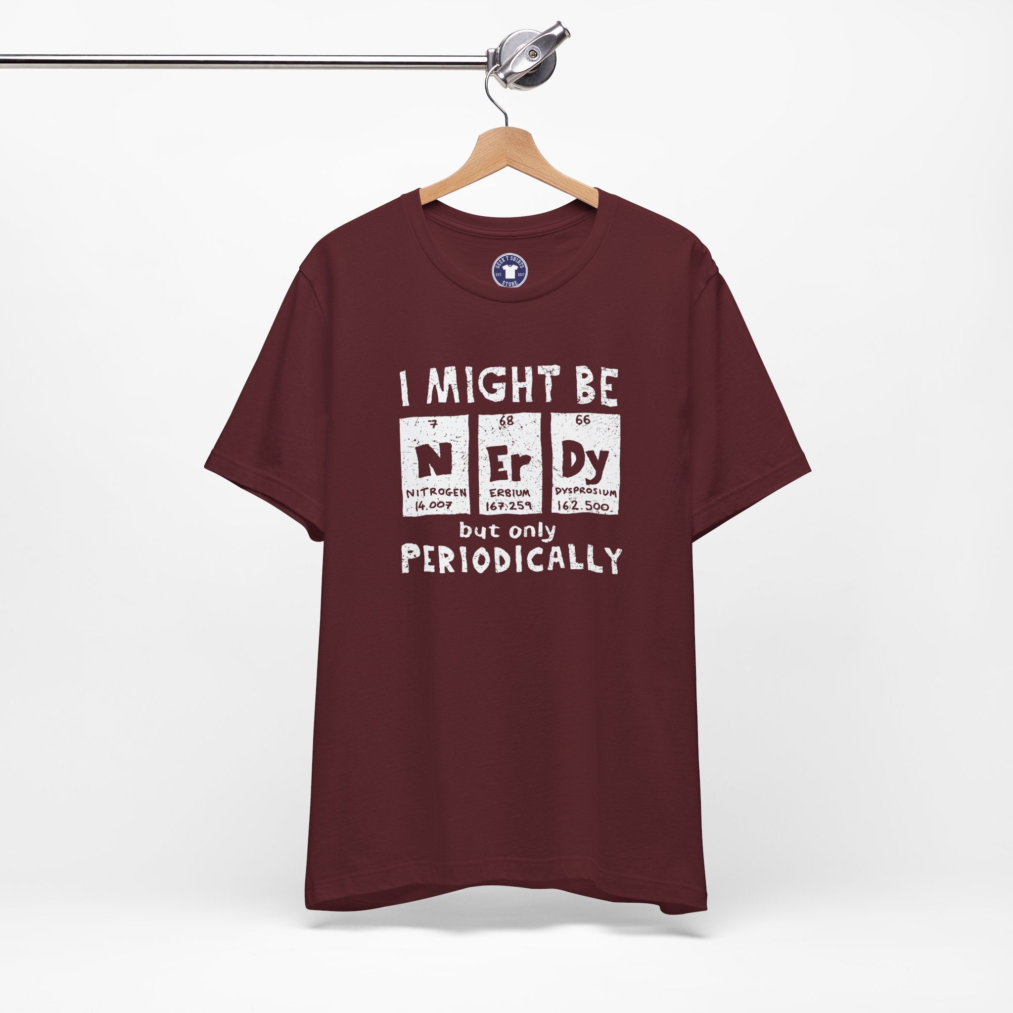 I Might Be Nerdy Periodically - Premium Unisex Crewneck T-Shirt