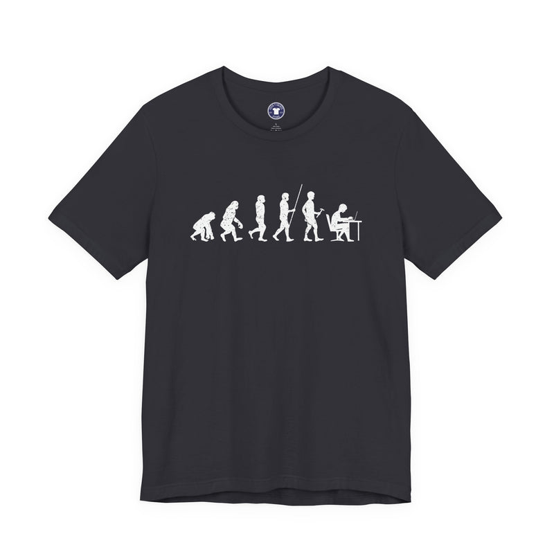 The Evolution To Coders - Premium Unisex Crewneck T-Shirt