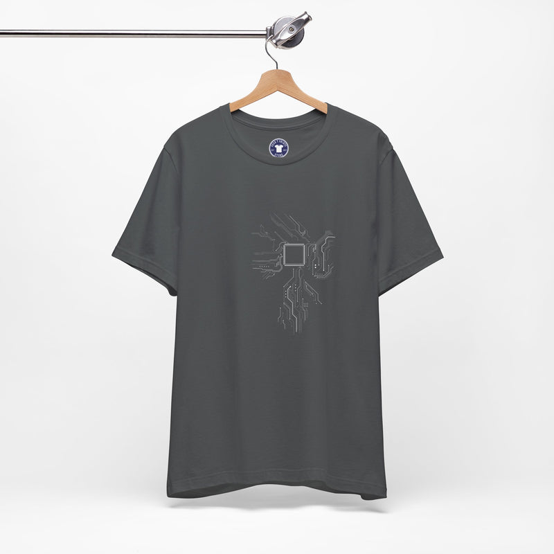 Cpu Heart Chipset Board - Geek Coding T-Shirt - Premium Unisex Crewneck T-Shirt