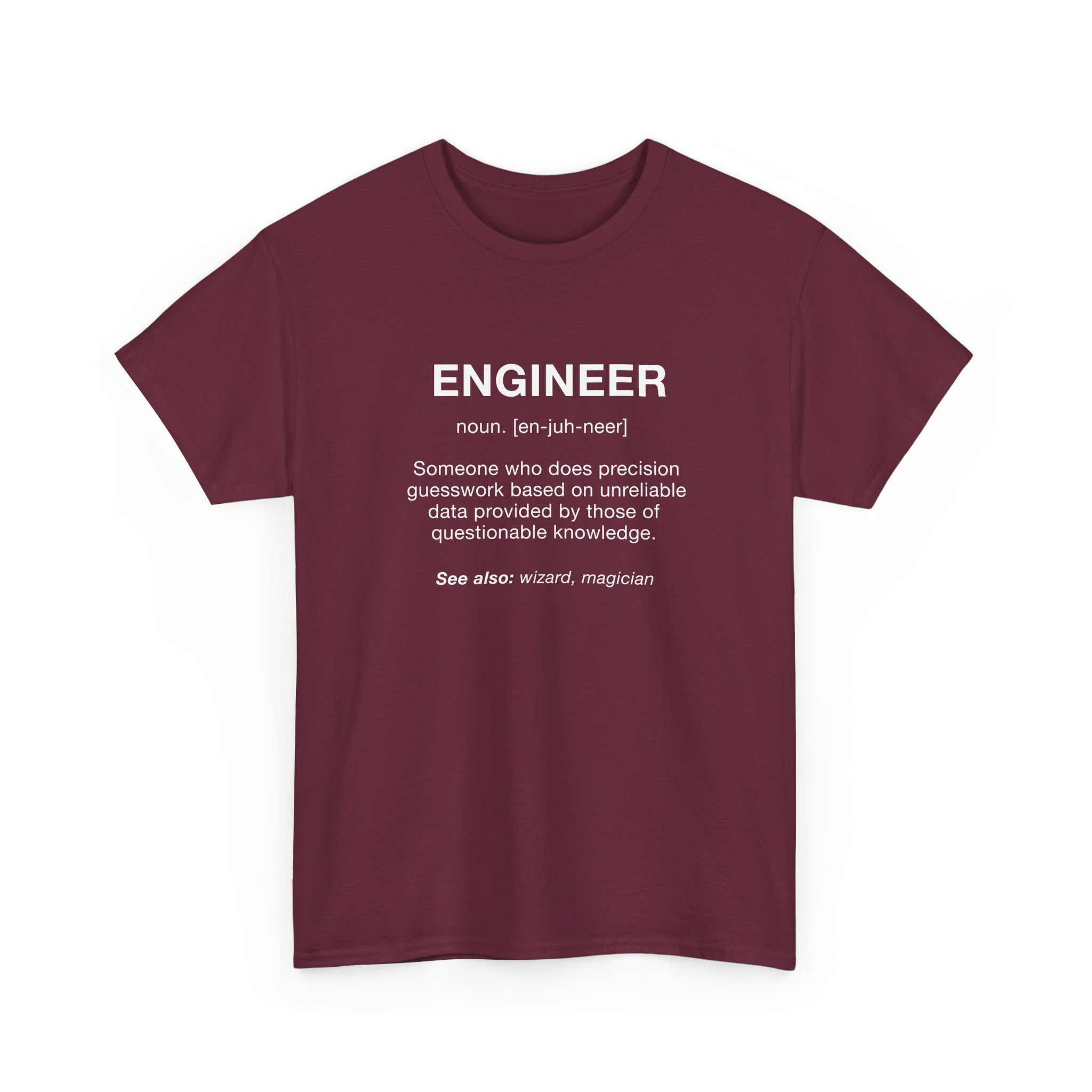 Engineer Noun - Engineering Shirt -  Unisex Crewneck T-Shirt