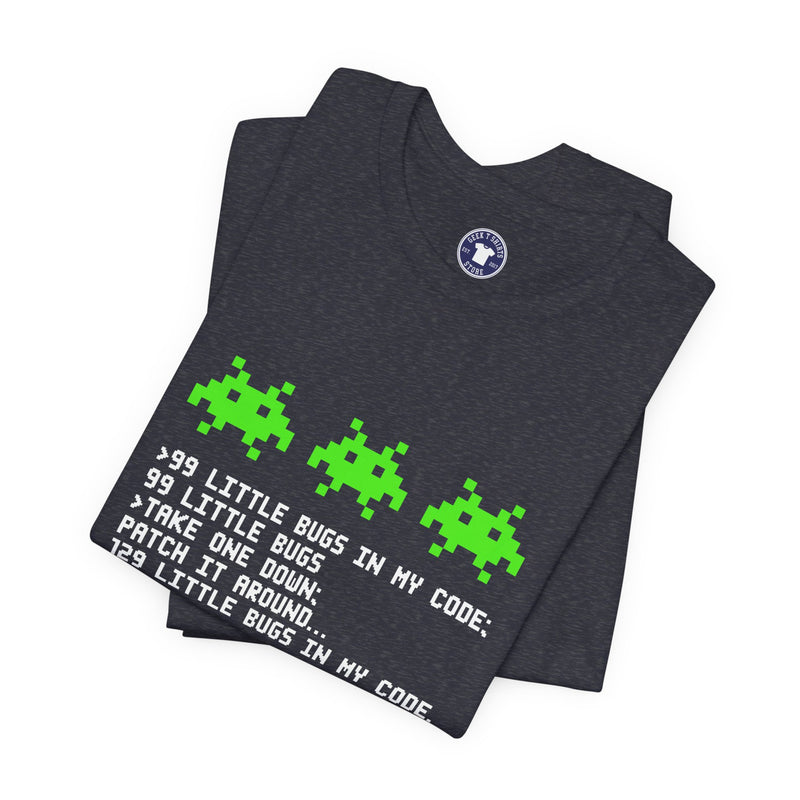 99 Little Bugs In My Code - Nerd Shirt - IT Shirt - Premium Unisex Crewneck T-Shirt