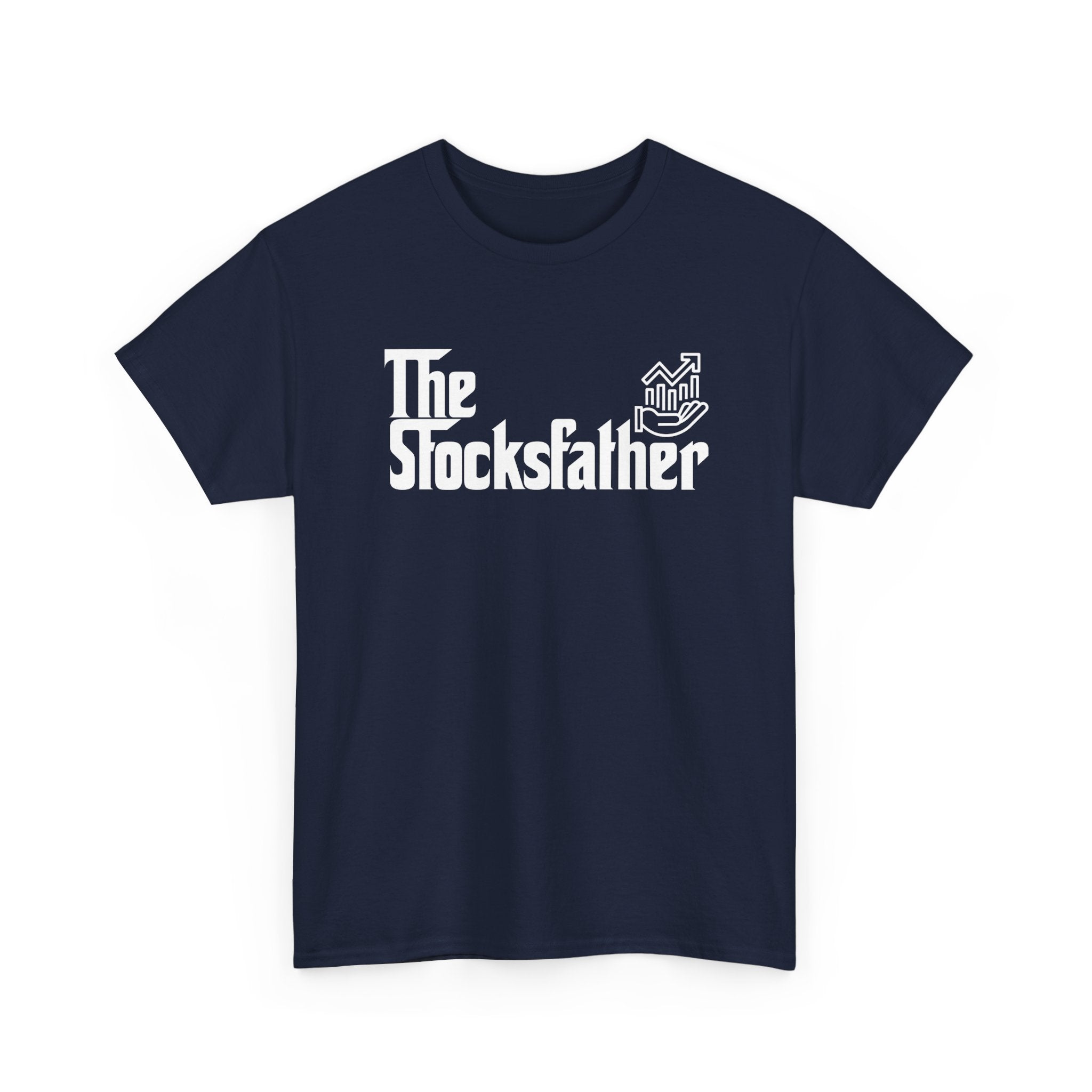 Funny Trader Shirt The Stocksfather Stock Market Dad Gift - Unisex Regular Crewneck T-Shirt