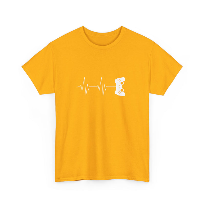 Gamer Heartbeat - Video Gaming Addict Shirt - Regular Unisex Crewneck T-Shirt