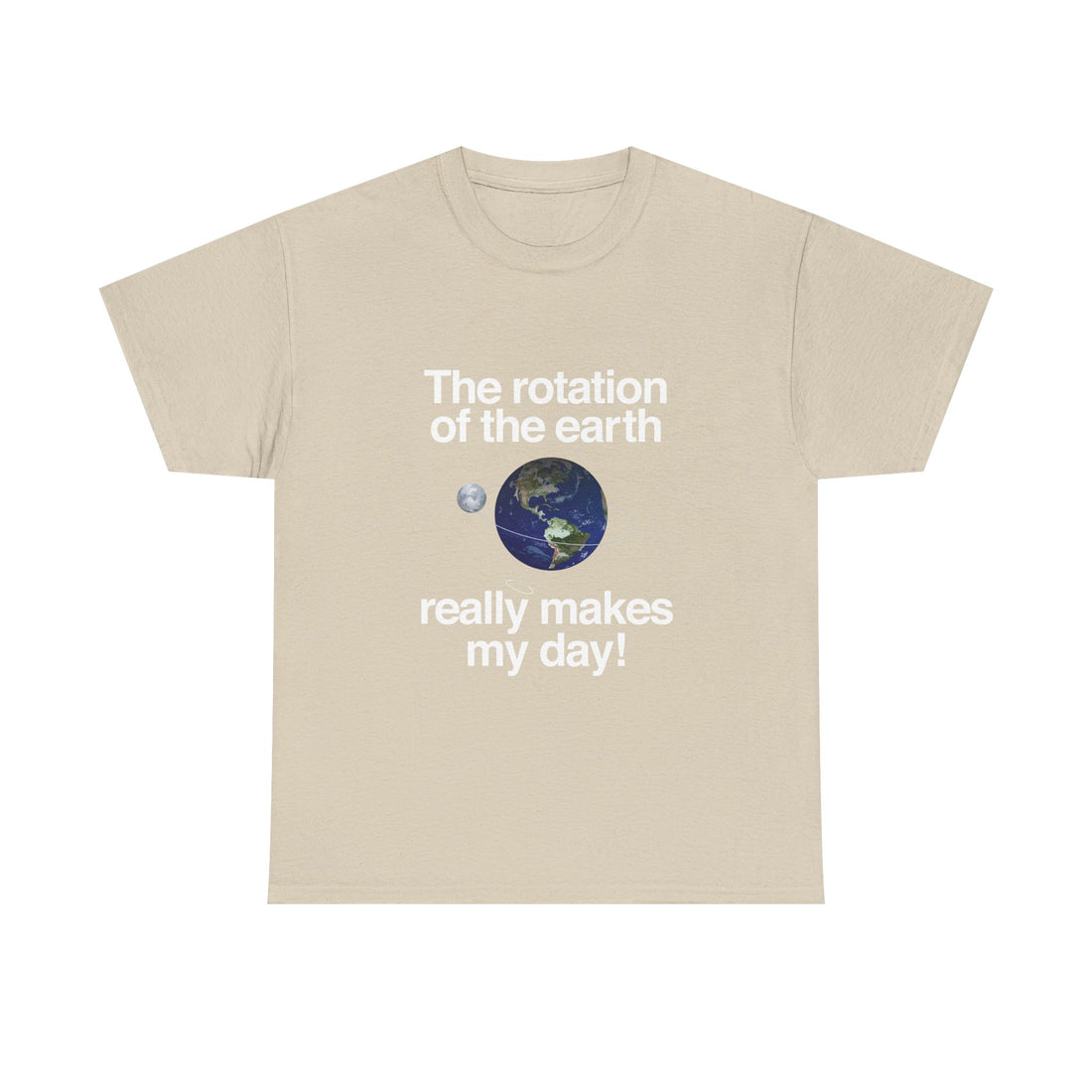Earth Rotation T-Shirt, Science Geek Tee, Nerd Shirt, Astronomy Gift, Planet Earth Shirt, Space Humor, Science Lover Apparel, Celestial Art