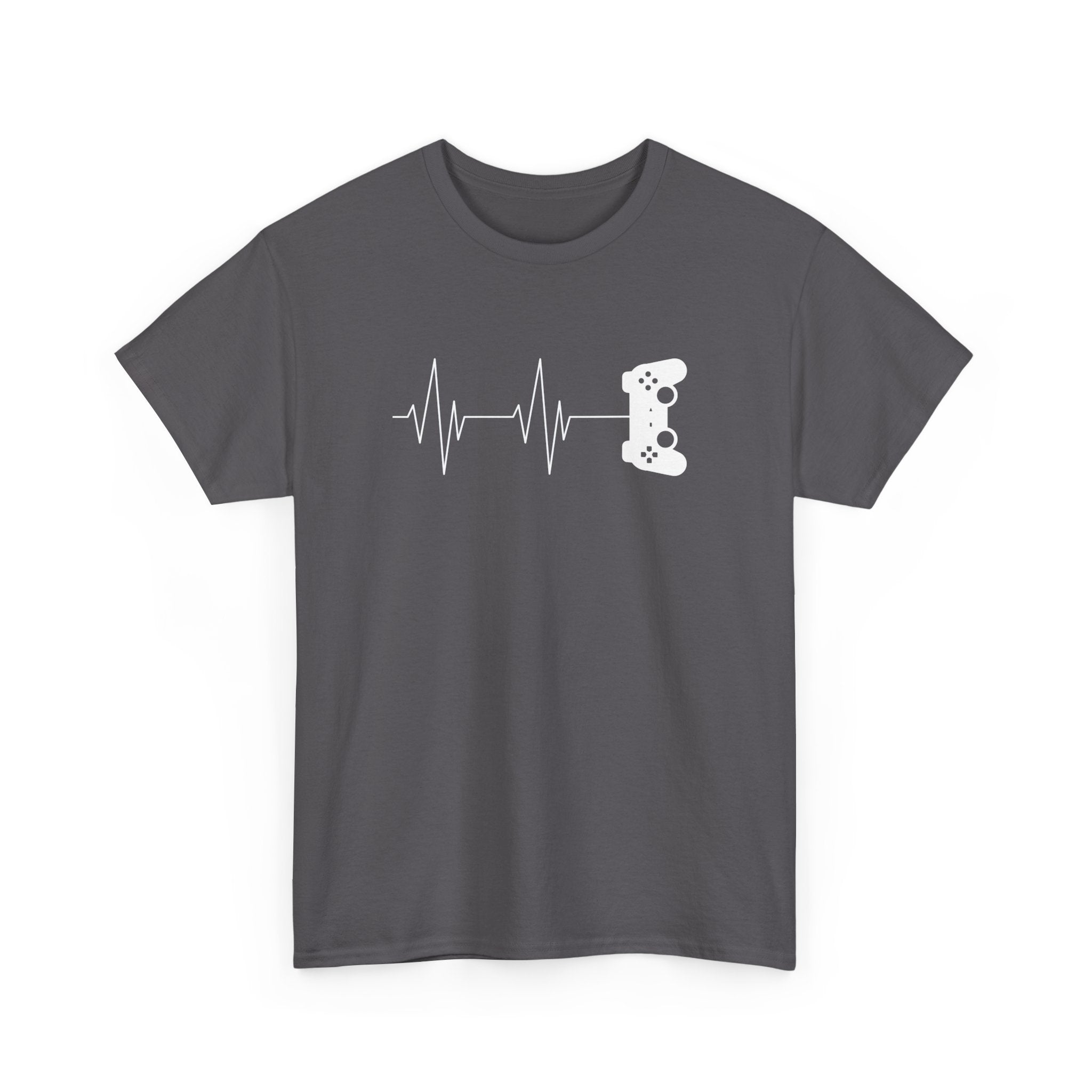 Gamer Heartbeat - Video Gaming Addict Shirt -  Unisex Crewneck T-Shirt