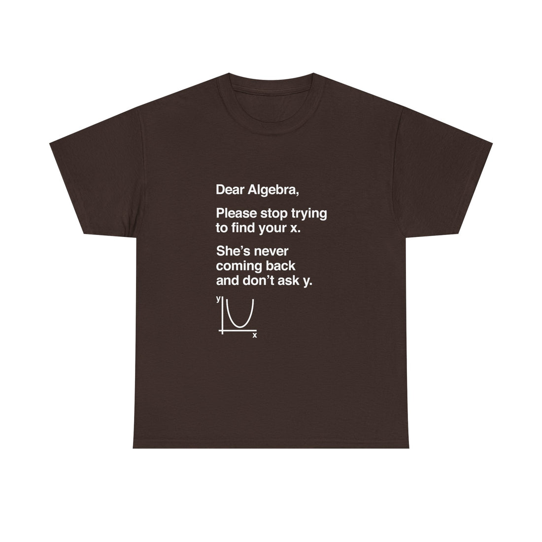 Funny Algebra T-Shirt, Math Humor Tee, Geek T-Shirt, Nerd Shirt, Sarcastic Science Gift, Educational Joke Top, Student Study Shirt