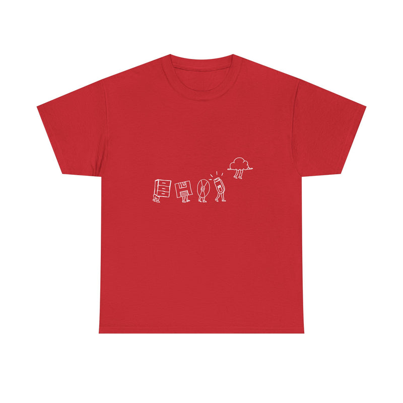Retro Tech Evolution T-Shirt, Geek T-Shirt, Nerd Shirt, Vintage Computer Art Tee, Tech History Gift, Fun Science Shirt, Digital Age Top