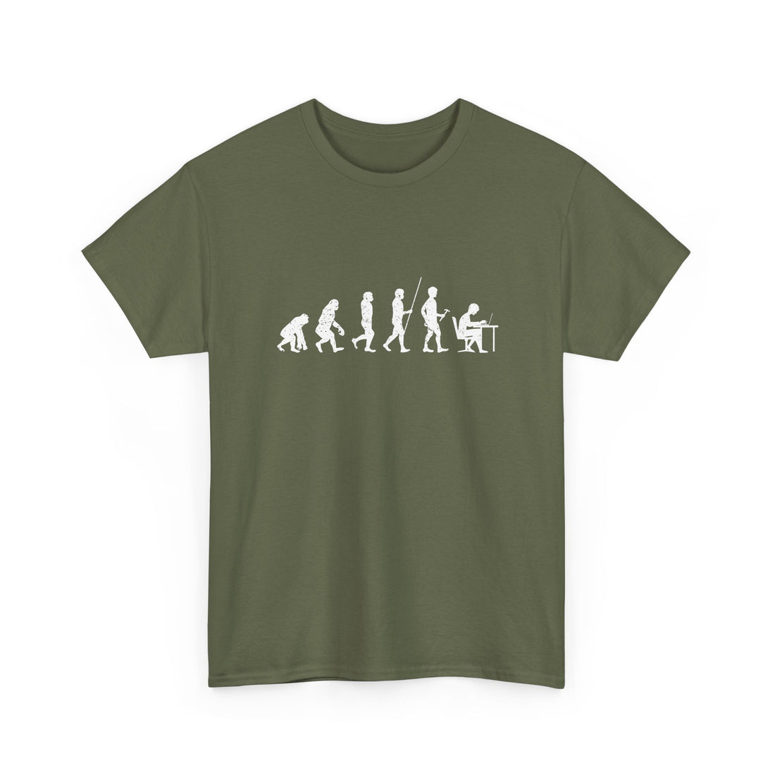 Evolution of Man T-Shirt, Humorous Science Tee, Geek T-Shirt, Nerd Shirt, Funny Evolution Graphic, Casual Wear Gift, Unique Art Apparel