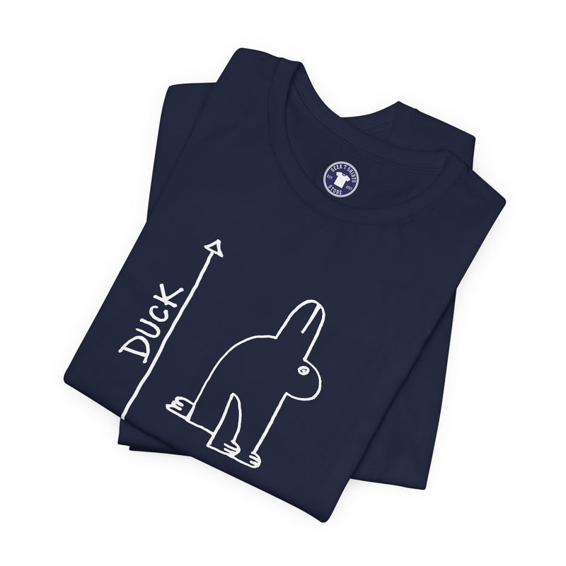 Rabbit-Duck Paradox - Premium Unisex Crewneck T-Shirt