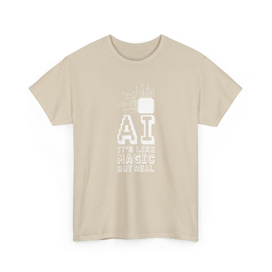 AI Like Magic But Real - Regular Unisex Crewneck T-Shirt