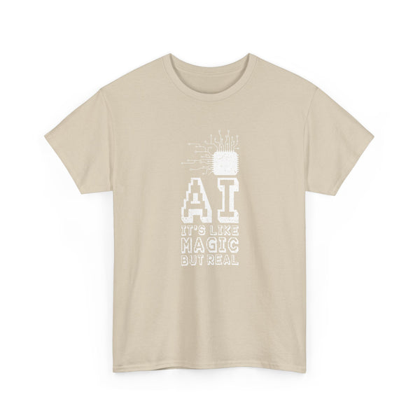 AI Like Magic But Real - Regular Unisex Crewneck T-Shirt