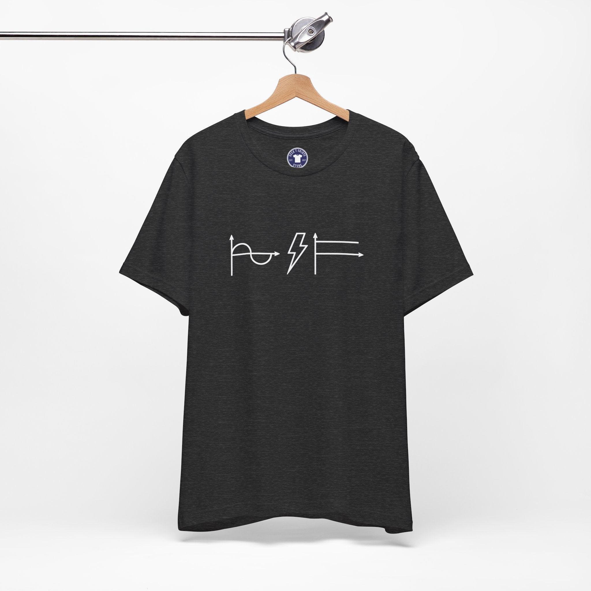 A-C D-C Electrical Engineer Joke - Premium Unisex Crewneck T-Shirt